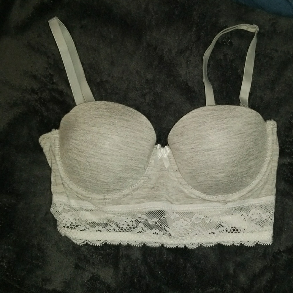 Light grey bra